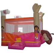 cheap bouncer dora inflatable